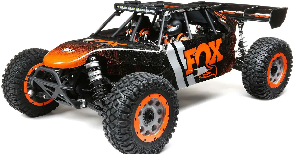 Team Losi DBXL-E 2.0 4WD Desert Buggy fully electric number 9 on list of fast RC cars.