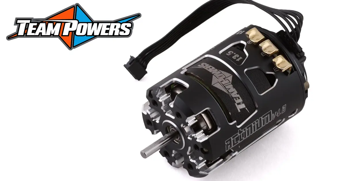 Team Powers V4 540 540 RC car motor for 1:10 scale buggy racing.