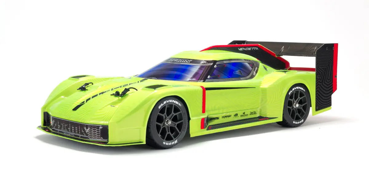 ARRMA Vendetta AWD 1/8 scale all electric street car number 2 on list of fast RC cars.