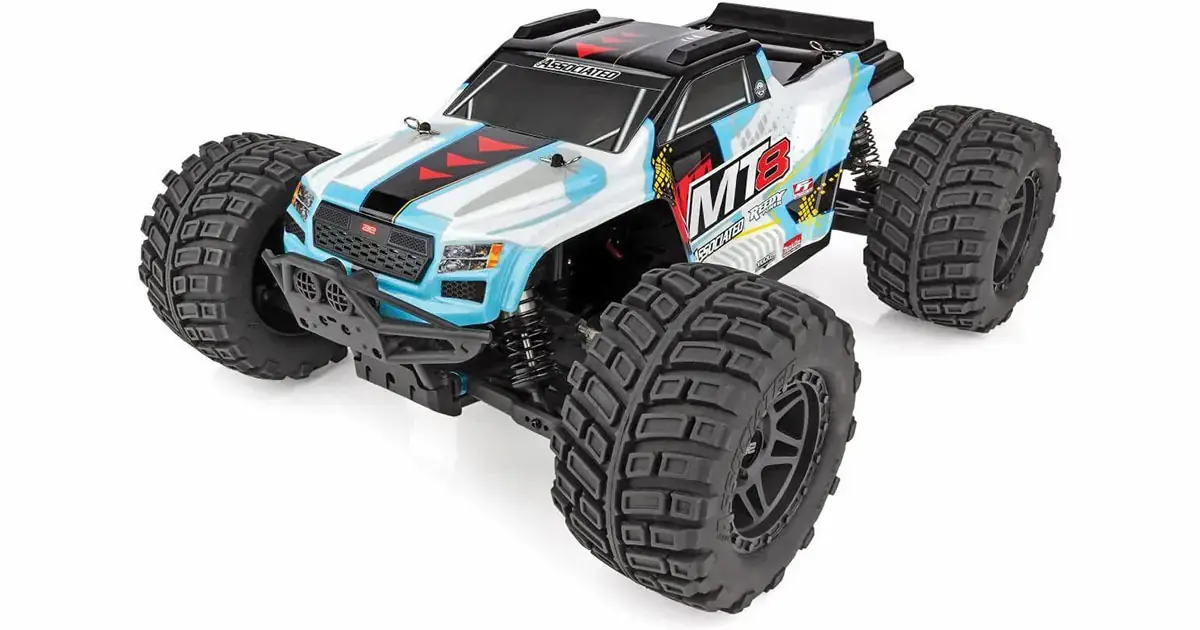 Team Associated MT8 fast RC truck fully electric number 4 on list of fast RC cars.